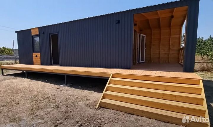 Модульный дом 40м2 для зимнего проживания