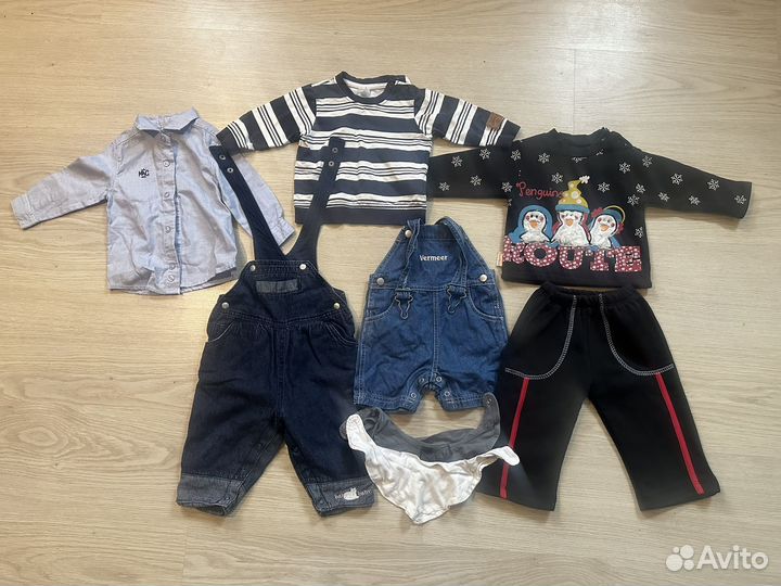 Вещи пакетом на мальчика 68