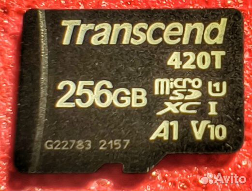 Карта памяти Transcend MicroSD 256GB