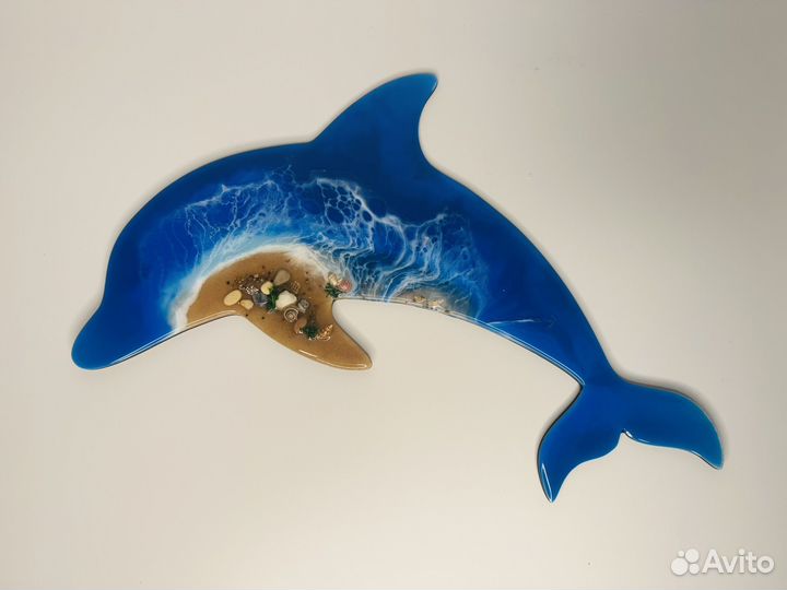 Дельфин из эпоксидной смолы