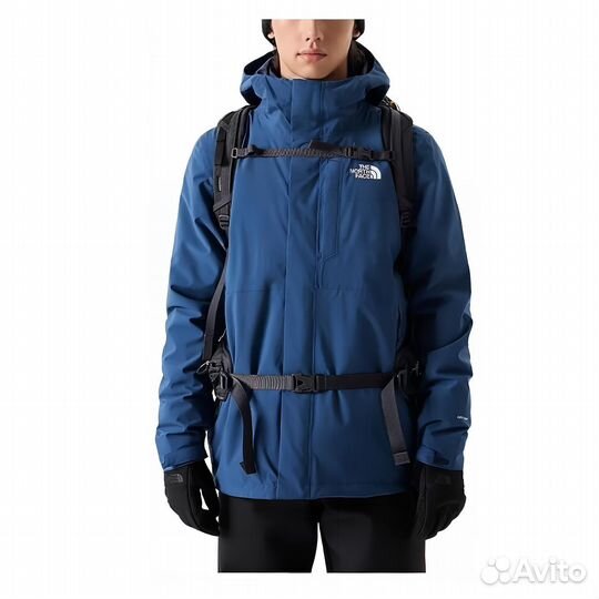 THE north face Windbreaker Jackets Men Blue+Shopping Bag (XXL)(27)