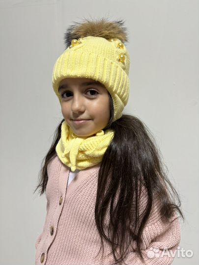 Шапка зимняя для девочки