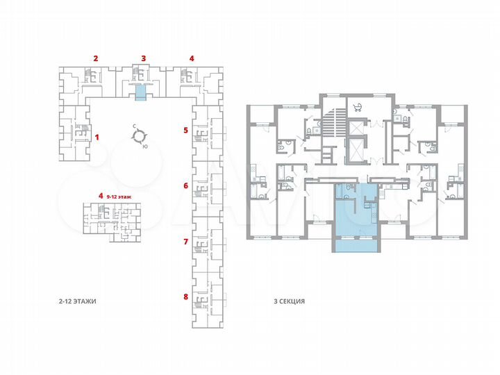 Квартира-студия, 31,1 м², 5/12 эт.