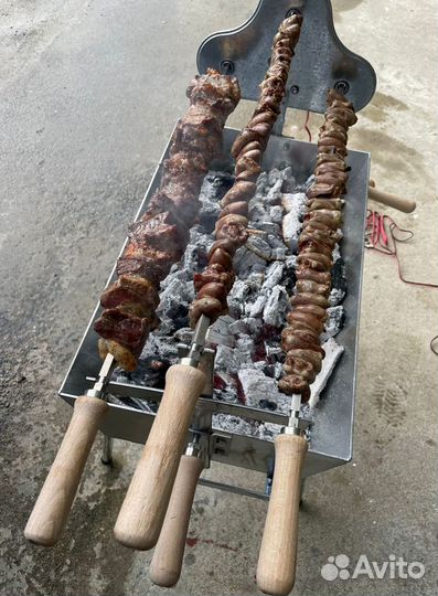 Мангал автоматический угольный