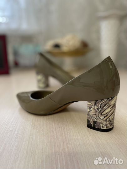 Туфли indiana из натуральной кожи, 36 оливкого цв