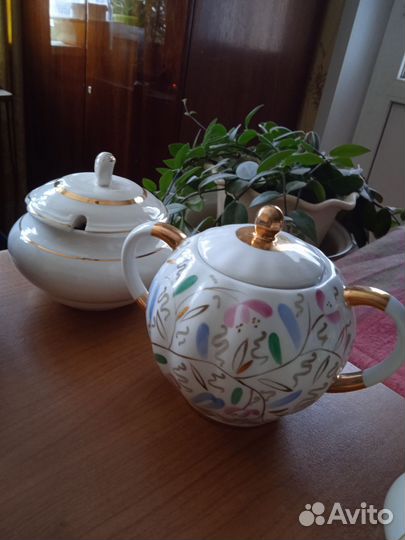 Сахарница фарфор СССР