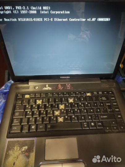 Ноутбук toshiba a300