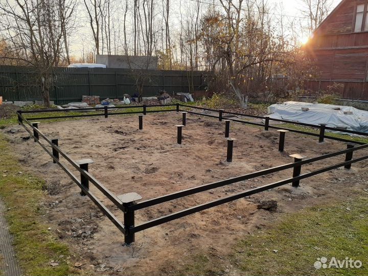 Фундамент за 1 день / Винтовые сваи
