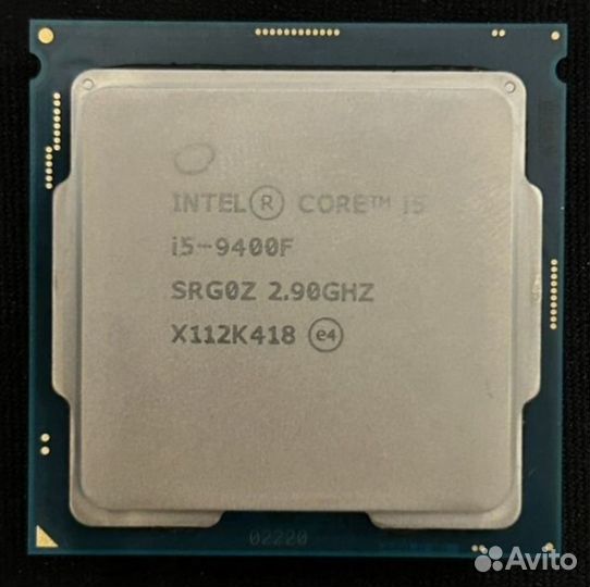Процессор intel core i5 9400f
