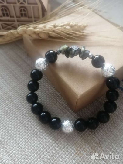 Браслет мужской/женский из натуральных камней