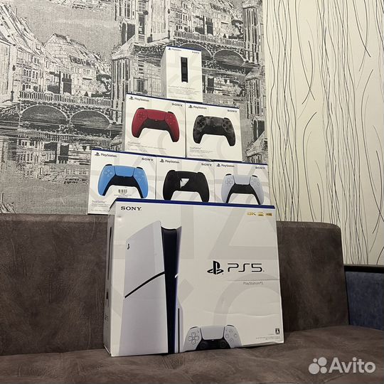 Приставка PS5 Slim Disk 1tb новая