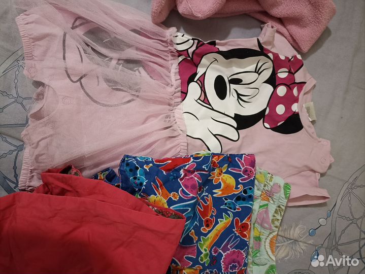 Большой пакет детских вещей на 1-2