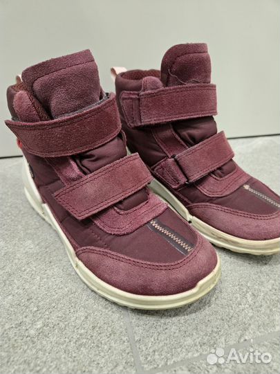 Демисезонные утеплённые ботинки Ecco 30 размер