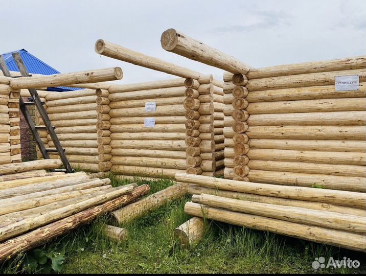Сруб бани