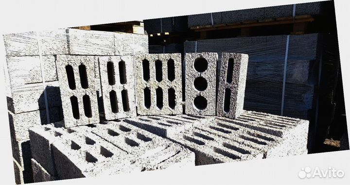 Керамзитные, керамзитобетонные блоки Zal412