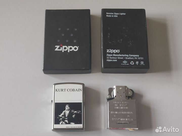 Зажигалка Zippo Kurt Cobain Nirvana 200 2077 LTD