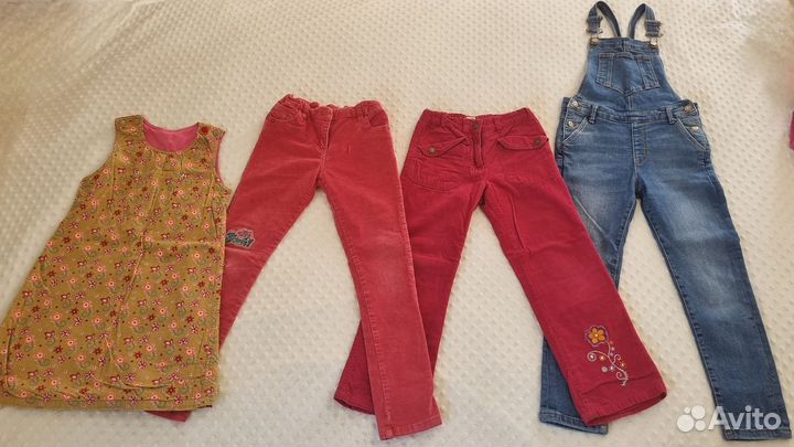 Пакет одежды на девочку 122-128