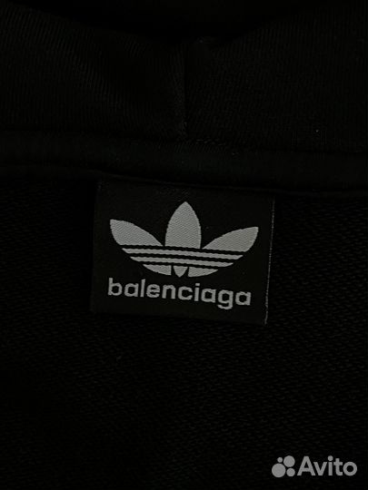 Balenciaga adidas зип худи