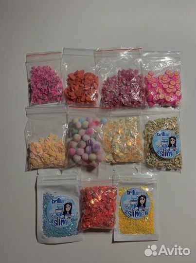 Добавки для слаймов/украшения для ногтей