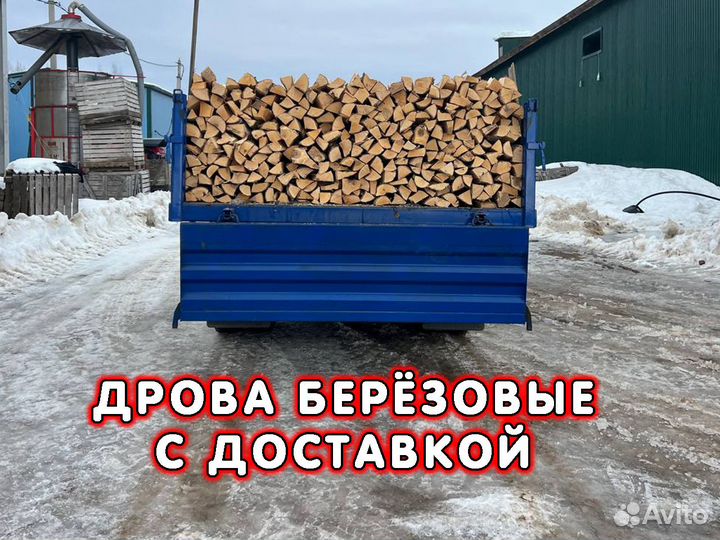 Колотые берёзовые дрова с доставкой в Чкаловск