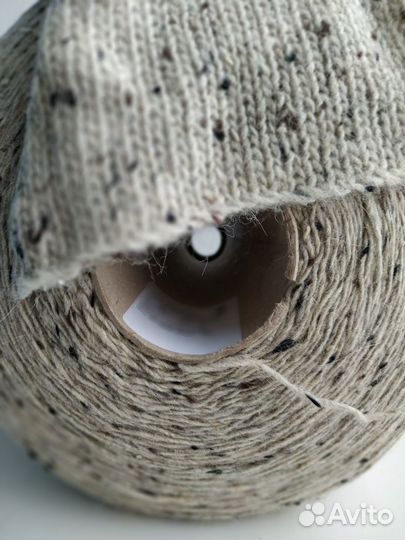 Итальянская пряжа на бобинах Меринос альпака шелк