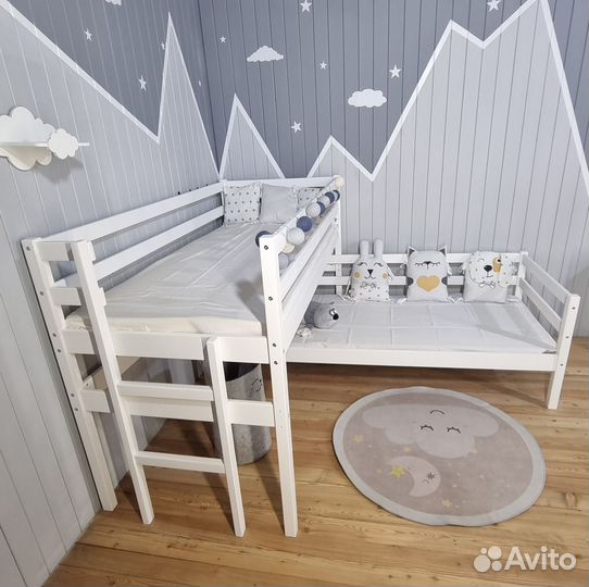 Детская кровать Угловая