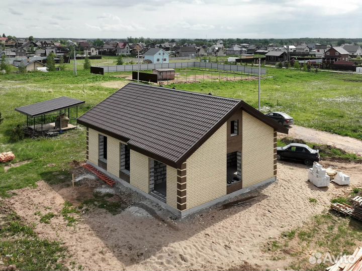 Дом 100м2 под ключ в ипотеку