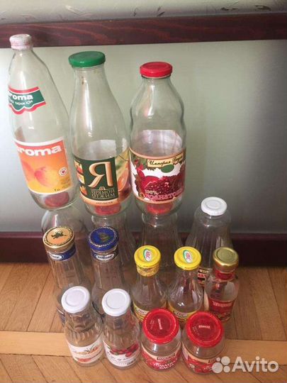 Бутылка стеклянная