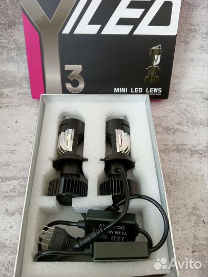 Y3 PRO Матричные мини линзы H4 (2 дальних чипа)