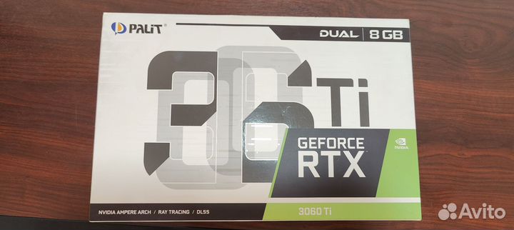 Видеокарта Palit RTX 3060ti dual 8GB