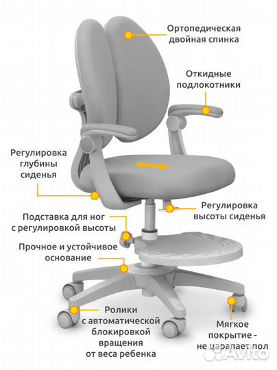 Детское кресло Mealux Sprint Duo Y-412