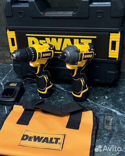 Шуруповерт+импакт Dewalt 2в1 бесщеточный