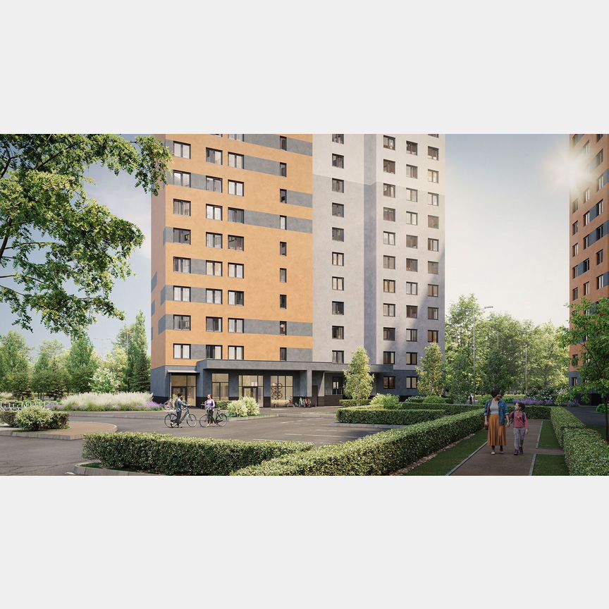 2-к. квартира, 52,9 м², 3/24 эт.