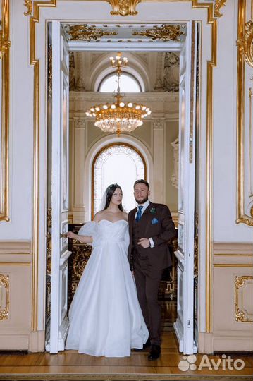 Свадебное платье пышное