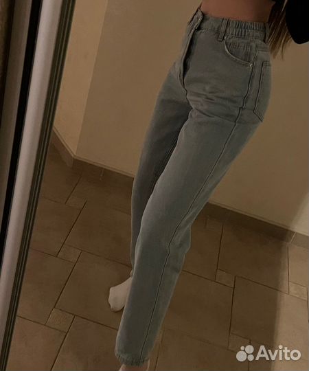 Джинсы светло голубые