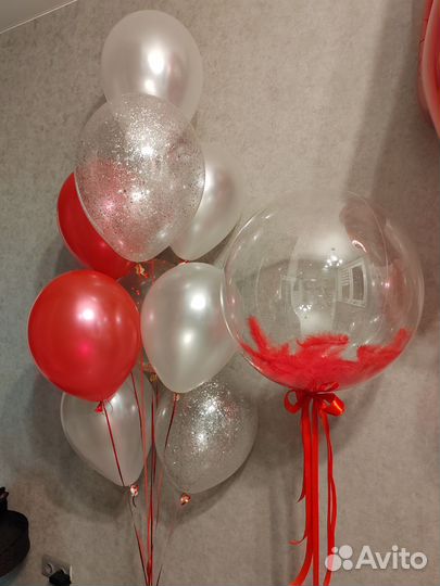 Воздушные шары с гелием, фонтаны доставка