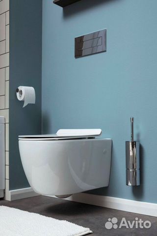 Инсталляция Grohe и подвесной безободковый унитаз