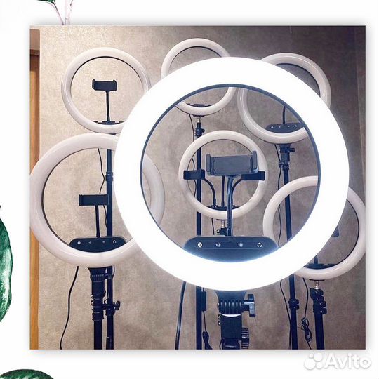 Кольцевая лампа все размеры