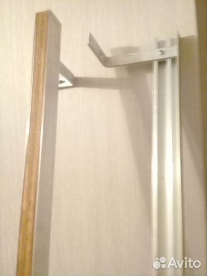 Карнизы алюминевые бу 2шт по 1.8м и 1шт-1.9м
