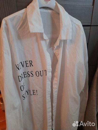 Рубашка школьная для девочки 158