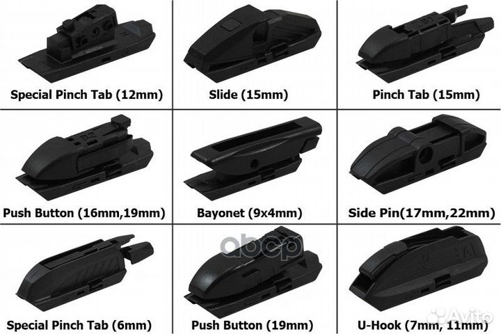 Щетка стеклоочистителя 400мм (гибридная) hwbc16