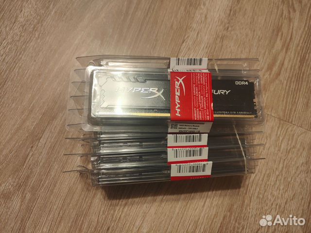 Оперативная память DDR4 hyperX fury 16gb 3200Mhz