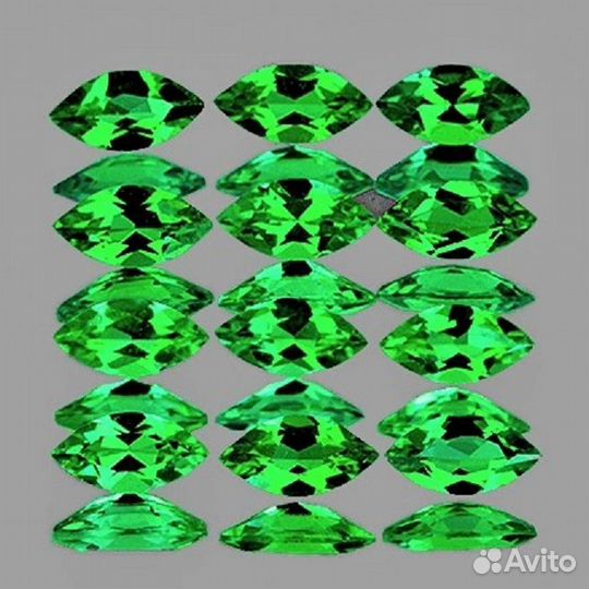 Гранат натуральный 1,16Ct 12шт 4х2мм VVS Маркиза