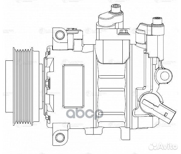 Lcac 1880 Компрессор кондиционера audi A6 2.7/3