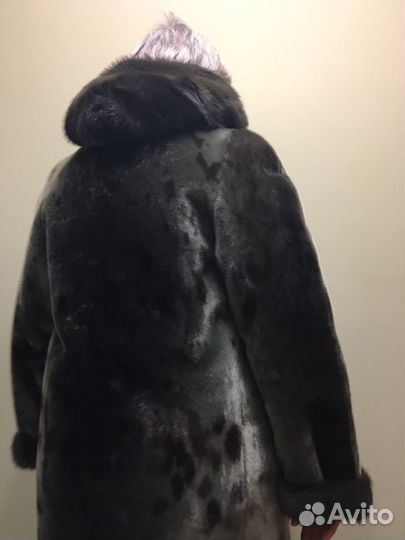 Шуба из нерпы и норки
