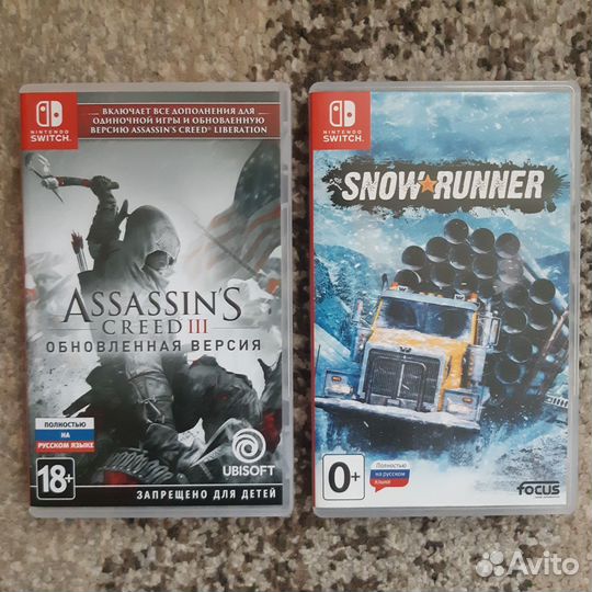 Nintendo switch +2 игры