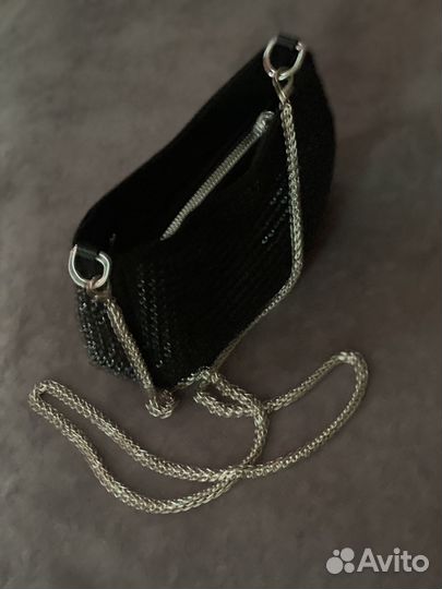 Сумка клатч со стразами