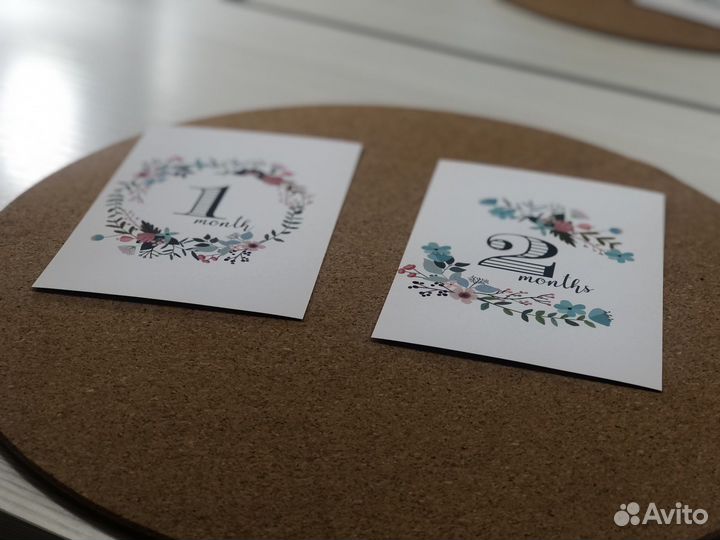 Карточки для фотосессии малыша