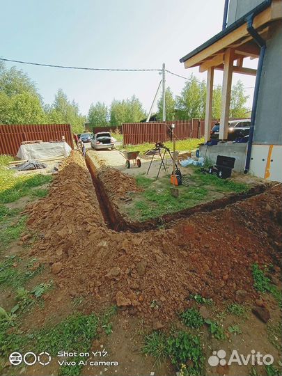 Землекопы копка траншей