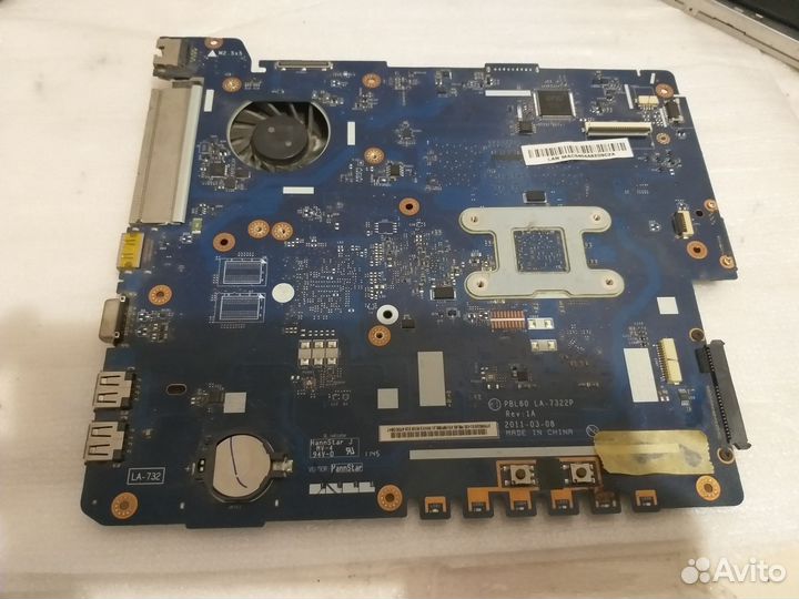 Мат плата LA-7322P исправная Asus K53, X53